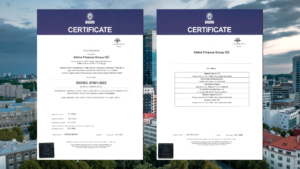 Aktiva Finance Group ISO/IEC 27001:2022 sertifikaat